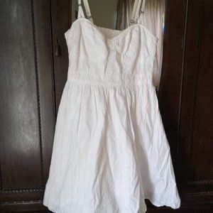 Fossil cotton white dress - size S